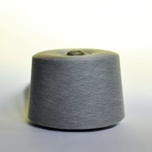 100% Organic Cotton Yarn - Grey Melange (8PN035) 2KG