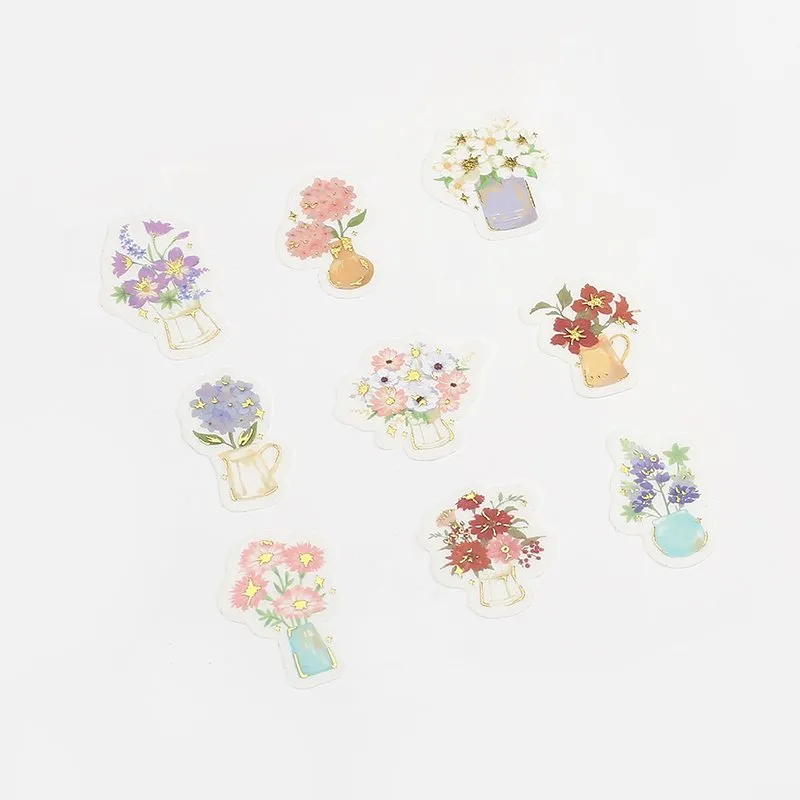 BGM Flowers And Vases Flakes Seal