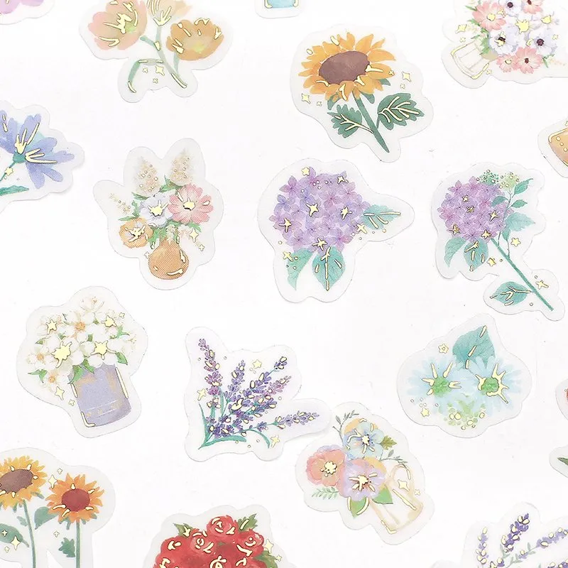 BGM Flowers And Vases Flakes Seal
