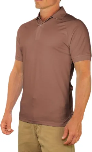 CC Perfect Slim Fit Polo Shirts for Men   Stretch | Breathable Sweat Wicking Short Sleeve Fitted Collared Mens Polo T Shirt
