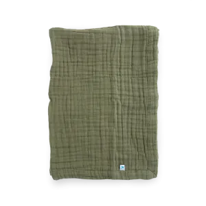 Cotton Muslin Baby Quilt - Fern