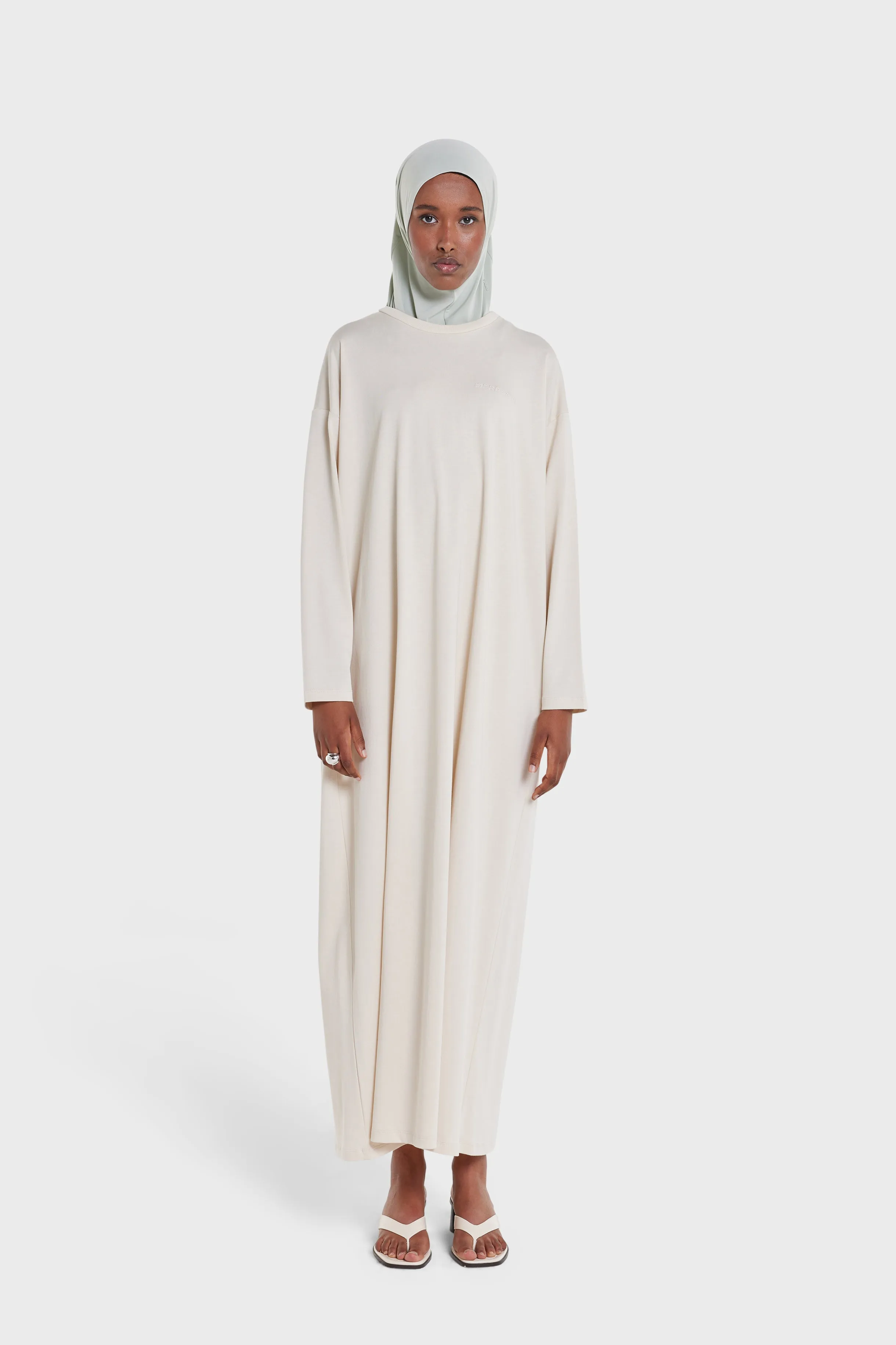 Cotton Tee Dress | Sand