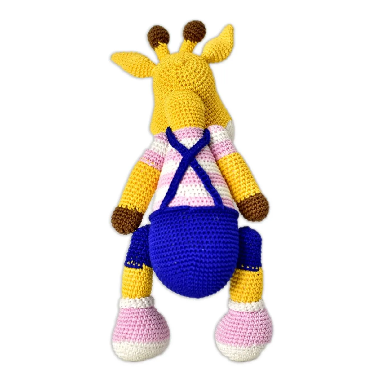 Happy Threads Handcrafted Amigurumi Soft Toy-  GIRAFFE-Pink