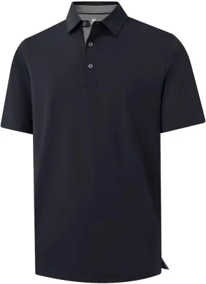 Men's Casual Polo Shirt Short Sleeve Mercerized Cotton Blend Breathable Stretch Classic Fit Business Collared Shirts