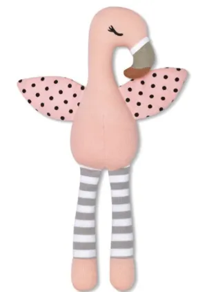 Organic Farm Buddies 14" - Franny Flamingo
