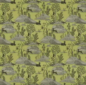 Perfect Place Chartreuse Fabric