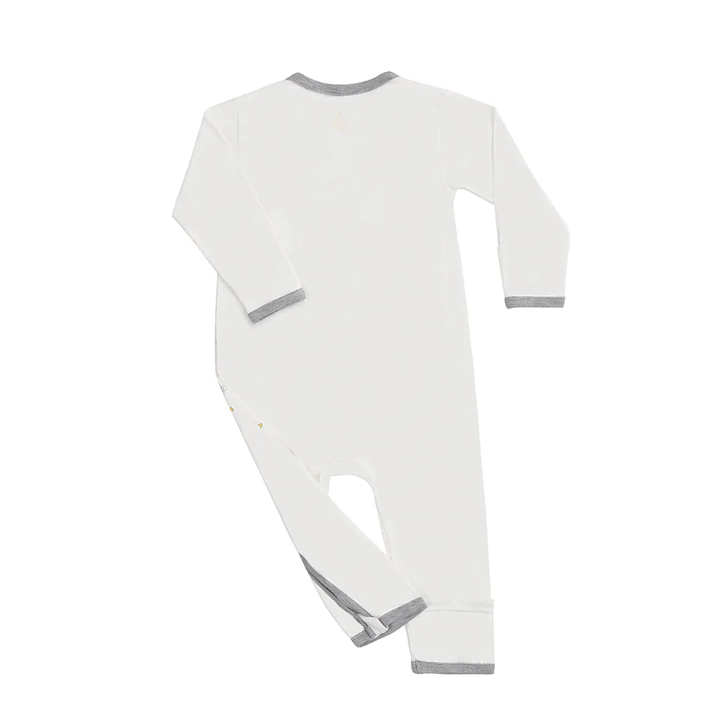 Romper Zip D07 White