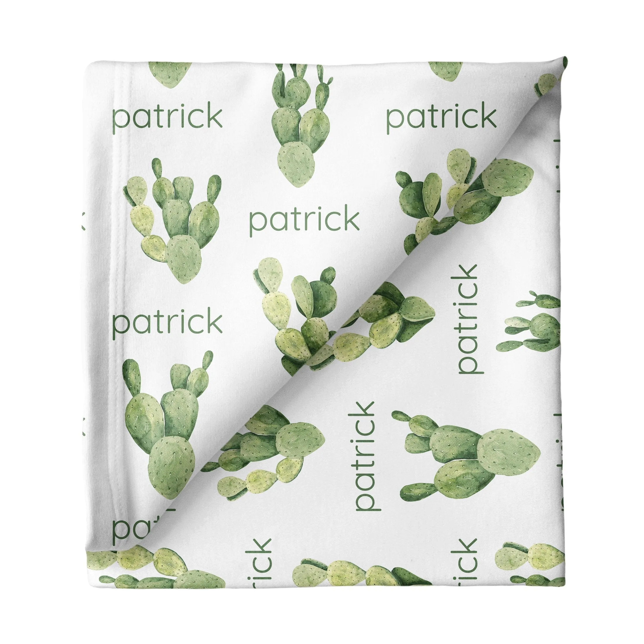 Sugar   Maple Large Stretchy Blanket - Cactus