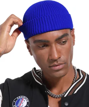 Swag Short Fisherman Beanie for Men Women, Wool Knit Cuff Soft Trawler Beanie Watch Hat, Winter Warm Hats Skull Cap